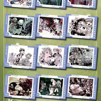 Carte d'art animé Pokémon à collectionner, décorative, en PVC couleur, avec figurines Pikachu, Eevee, Charizard pour affichage