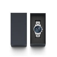 Montre à quartz Offre Spéciale pour hommes DW Chronographe 42mm Link Montres à bracelet en acier inoxydable argenté