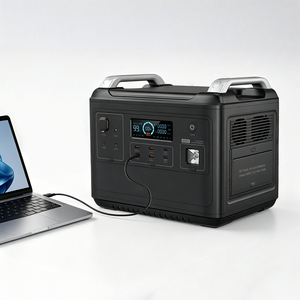 Station d'alimentation portable avec panneaux solaires 2000W, batterie au lithium LiFePO4, banque d'alimentation pour la maison, la randonnée et le camping - Product Image 2