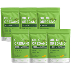 Gélules d'huile d'origan personnalisées avec huile d'origan et huile de nigelle, non-OGM, végétaliennes, certifiées HACCP - Product Image 4