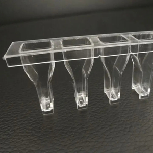 Urit <span class=keywords><strong>precil</strong></span> stago nhựa trong suốt cuvette Mẫu cup với sắt bóng bốn ly loại OEM Hoan Nghênh - Product Image 1