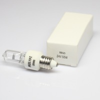 Lampe halogène sans ombre HoneyFly, culot E11, DC24V, 55W, blanc chaud, ampoule de traitement médical, lumière cristalline claire