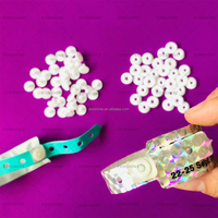 Serrures à glissière de bracelet en tissu en gros Fermeture intelligente plate en plastique Serrure de bracelet à sens unique