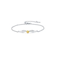Hot verkauf beliebte classic gold überzogene 925 sterling silber harry potter flügel armband für geschenke