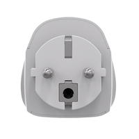 Adaptador de Viaje Universal Worldplug de 10A para Enchufes Europeos y Alemanes - Enchufe de Pared Internacional, Cargador de Corriente