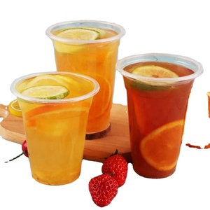 Vasos Desechables de PP para Smoothies con Tapa, Personalizados con Logotipo, 12oz, 16oz, 24oz, para Jugo, Tequila, Postre, Café, Helado, Venta al Por Mayor - Product Image 1