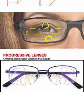 <span class=keywords><strong>Mike</strong></span> 1.56 1.61 1.67 1.74-Lentille multifocale progressive à optique transparente sans ordonnance - Product Image 6