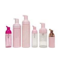 Flacon en plastique pour produits de soin 30ml 50ml 60ml 80ml 100ml, pour nettoyant visage et cils, ou savon moussant pour les mains avec pompe