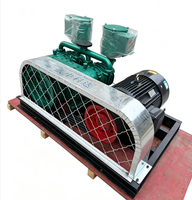 Compresseur d'air portable sans huile à double cylindre motorisé avec pompe et réservoir pour remorques à ciment en vrac, fabriqué en Chine