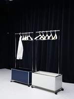 Lemari Kabinet Modular Stainless Steel yang Dapat Disesuaikan dan Diatur Ulang, Penyimpanan Multifungsi, Meja Samping TV, Dapat Dipasang di Dinding atau Berdiri Sendiri
