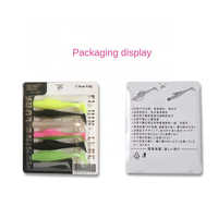 ORJD OEM 4cm 6cm 8cm 10cm 12cm TPR appât souple pagaie queue nageur leurre appâts artificiels Wobblers brochet bar leurre de pêche