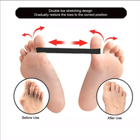 Bandes de résistance en latex QIYU pour l'entraînement des orteils, redresseur d'hallux valgus, soulagement de la douleur au pied