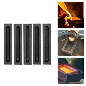 <span class=keywords><strong>Creuset</strong></span> en graphite personnalisable, haute pureté, haute résistance, pour la raffinage de l'or et la fabrication de bijoux, grande taille, température de travail 1600°C - Product Image 1
