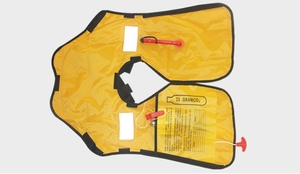 Wholesale Factory Portable <b>Inflatable</b> Life for Children Oxford Fabric CCS Marine Work Buoyancy Vest Printable Design - Product Image 3
