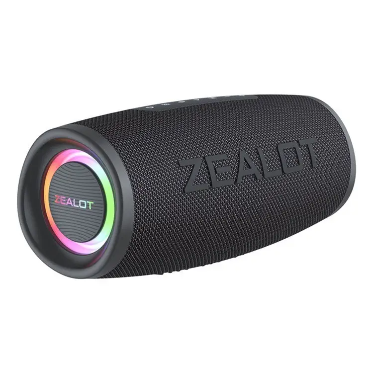 ZEALOT Fanatic S56 40W Haut-parleur Bluetooth extérieur IP67 Étanche Bass Audio Subwoofer Haut-parleur sans fil