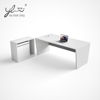 Ensemble table et chaise de bureau moderne, bureau de direction pour PDG, table d'ordinateur, mobilier de bureau en gros, bureau pour employés