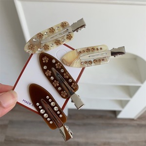 Nuovo Vintage senza soluzione di continuità accessori per capelli Retro strass acetato forcina per donne ragazza fiore decorazione gioielli regalo - Product Image 4