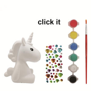 ชุดสีกระปุกออมสินแบบทำมือสำหรับเด็กปลอดสารพิษ - Product Image 1