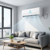 Climatiseur mural split Yeatop à prix d'usine, 12000 BTU, unité DC à onduleur pour refroidissement et chauffage, idéal pour la maison, l'hôtel et le bureau