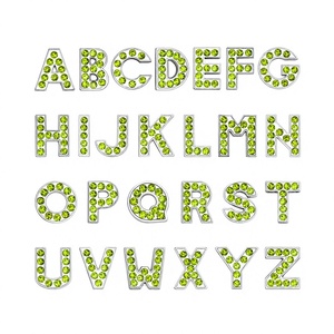 Crystal Alphabet <b>Letters</b> A-Z Pet Collar Charms for Dogs Hair <b>Ornaments</b> Personalized All Seasons - Product Image 5