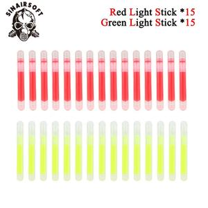 Barra Luminosa Fluorescente Táctica, Punta Verde y Roja, Iluminación de Emergencia, Luminosa, Salvavidas, Etiquetas de Seguridad, Palitos de Señalización - Product Image 2