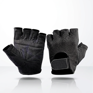 Weightlifting <b>Gloves</b> Half Finger Breathable Gym Fitness Workout Exercise Training Comfortable Fit Silicone Print Antislip Sports - Product Image 1