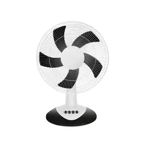 OEM Custom table fan 16 inch plastic desk fan AC DC motor box fan 3 speeds oscillating ventilador