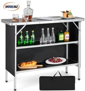 <span class=keywords><strong>Table</strong></span> <span class=keywords><strong>de</strong></span> pique-nique pliable en plastique <span class=keywords><strong>réglable</strong></span> légère et portable à 3 niveaux pour l'extérieur, le camping - Product Image 1