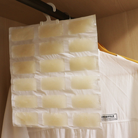 Absorbeur d'humidité multi-colonnes au chlorure de calcium avec cintre, emballage personnalisé OEM ODM pour la vente en gros