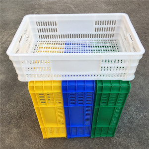 ลังพลาสติกแบบซ้อนได้ ขนาด 605x420x180 มม. ผลิตจาก HDPE สำหรับเก็บผักผลไม้ ใช้ในงานโลจิสติกส์ พร้อมตัวเลือกการพิมพ์โลโก้ - Product Image 2