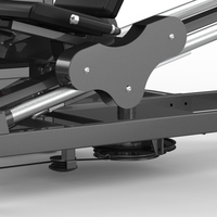 Machine à presser les jambes assise à charge libre Realleader, équipement de fitness professionnel pour salle de sport commerciale