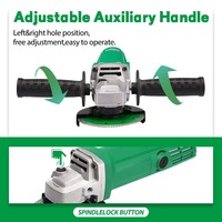 Mini-meuleuse d'angle électrique transfrontalière 220V pour usage domestique et chantier, découpe et ponçage, certifiée CE, modèle NBT-AG-E9913