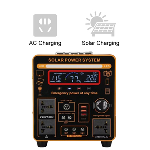 Générateur Solaire Portable Extérieur 300W-3000W 220V, Alimentation Numérique, Batterie d'Urgence Mobile, Compatibilité Automobile, Onde Sinusoïdale Pure - Product Image 3