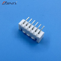 Connecteur Droit à Angle Droit JINDA XHS-6AW 2,5 mm Pas de 6 Broches, Connecteur Mâle d'Alimentation 3A, Terminal FPC Câble-à-Carte pour PCB, 250V 30~22AWG
