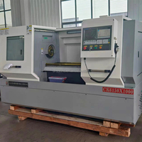 Tour CNC à lit plat horizontal CK6150 avec système de commande GSK et tourelle automatique à vendre