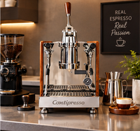Machine à expresso professionnelle CONTIPRESSO à levier, machine à café italienne commerciale pour les cafés