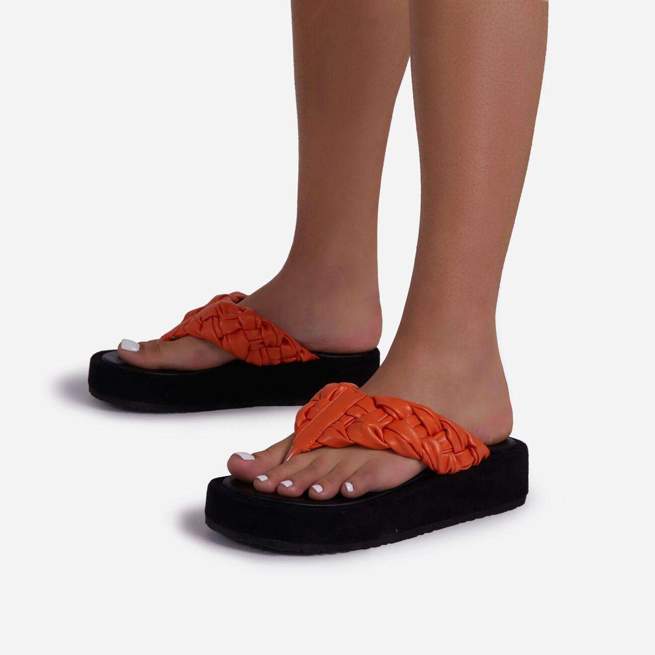 Thong Sandals Wedge Flip Flops Amazon BUSY GIRL LQ1039 Morocco