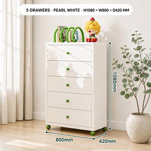 <span class=keywords><strong>Mesa</strong></span> Consola Moderna de Acero con Cajones, <span class=keywords><strong>Aparador</strong></span>, Mueble para Almacenamiento de Equipos Multimedia, Ecológico, para Entrada, Sala de Estar, Pasillo - Product Image 1