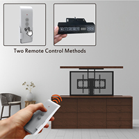 CHARMOUNT Support TV LCD électrique caché dans l'armoire Ascenseur TV motorisé avec télécommande réglable en hauteur