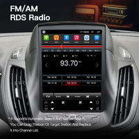 Radio para Coche STWEI de 10.4" para Ford Kuga C-Max Escape 2013-2018 Pantalla Estilo Tesla Reproductor de Navegación CarPlay Multimedia Android 13 BT Auto 2 Din