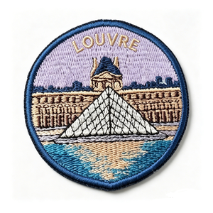 Parche Bordado del Museo del Louvre, Aplique Circular de Tela para Coser, Decorativo, para Regalo - Product Image 5
