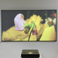 Pantalla de Proyección ALR UST de Marco Fijo con Prisma de 0.85T de 133 Pulgadas y 150 Pulgadas para Proyector de Tiro Ultra Corto XIAOMI FENGMI