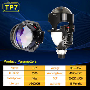 Lentille de projecteur bi-led de 2.5 pouces 90W 6000K faisceau haut/bas H4 Installation facile phares LED de voiture pour Golf Accord <span class=keywords><strong>GS</strong></span> bricolage mise à niveau - Product Image 6