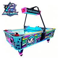 Table de hockey sur air à monnayeur, machine de jeu de hockey sur air, machine de jeu de hockey sur glace commerciale pour salle d'arcade, machine de sport d'intérieur à vendre