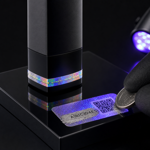 Milieuvriendelijke, op maat gemaakte, recyclebare laserhologram stickerlabels, holografische verpakkingslabels, fabrikant van anti-fraude stickers - Product Image 2
