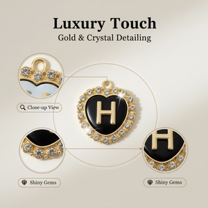 Classic Rhinestone Perfume Charms Alloy Pendant Bracelet & <b>Bags</b> <b>Accessory</b> - Product Image 1