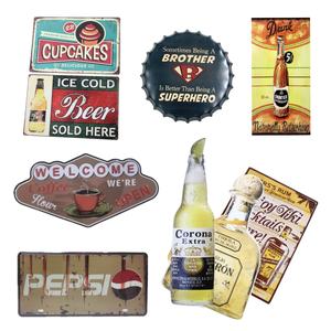 Accesorios de Bar La Cantina Whisky Bourbon Bar Cerveza Milk Shake Vintage Retro Signs Cartel de chapa - Product Image 6