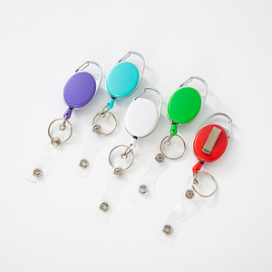 Bán Buôn Hình Bầu Dục Có Thể Thu Vào Huy Hiệu <span class=keywords><strong>Clip</strong></span> Keychain Bác Sĩ Điều Dưỡng Id Làm Việc Chủ Thẻ Với Có Thể Thu Vào Cho Khóa - Product Image 5