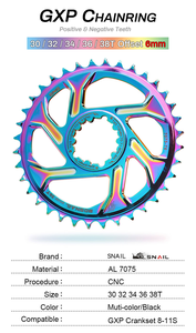 MTB山地自行车链轮30/32/34/36/38t铝和合金材料，用于<span class=keywords><strong>BMX</strong></span>和公路自行车 - Product Image 4