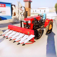 Nouvelle moissonneuse électrique automotrice à poussée manuelle petite moissonneuse de blé de riz de soja Machine de séchage Machine de découpe de cultures 4 rangées